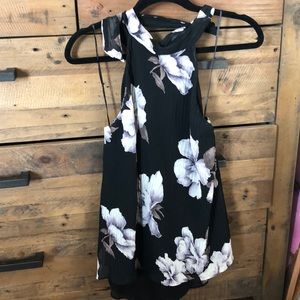 Black halter top